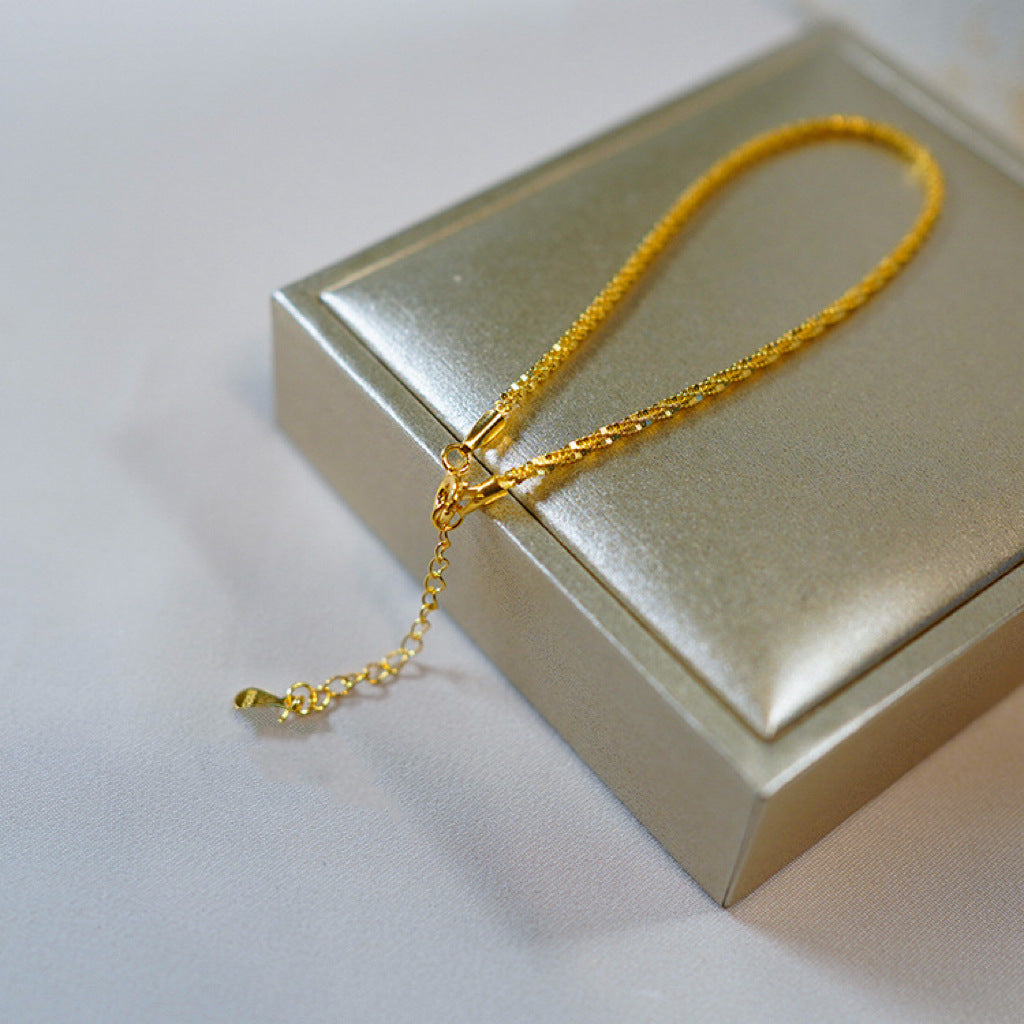 Wholesale Sparkling Design Sense Broken Gold New Fashion Bracelet